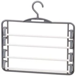 B&M Swivel Hook Trouser Hangers 2pk -BM Home Shop 320026 2 pack Trouser Hanger 2