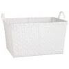 B&M Large Woven Basket - Beige