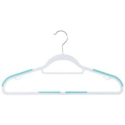 B&M Addis Non-Slip Hangers 6pk - Multi Colour -BM Home Shop 333092 addis 6pk non slip hangers colour 4