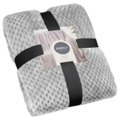Simply Everyday Waffle Throw - Silver