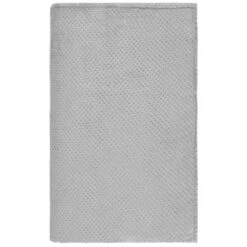 Simply Everyday Waffle Throw - Silver -BM Home Shop 360835 simply waffle throw grey 4