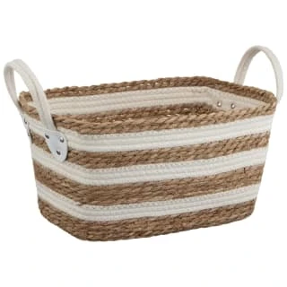 B&M Tribal Nature Striped Wicker Basket 1 B&M Tribal Nature Striped Wicker Basket