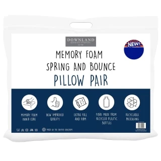 Downland Memory Foam Pillows 2pk 1 Downland Memory Foam Pillows 2pk
