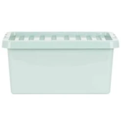 B&M Storage Box With Lid 11L - Sage -BM Home Shop 377036 11l storage box sage