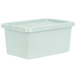 B&M Storage Box With Lid 11L - Sage