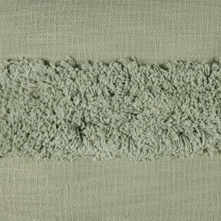 B&M Indigo Tufted Stripe Cushion With Tassels - Sage 2 B&M Indigo Tufted Stripe Cushion With Tassels - Sage - Image 2
