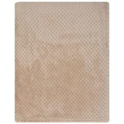 B&M Supersoft Waffle Throw - Stone -BM Home Shop 383145 waffle stone throw 3