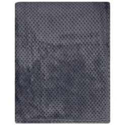 BM Home Shop 16 BM Home Shop -BM Home Shop 383152 supersoft waffle throw dark slate 2