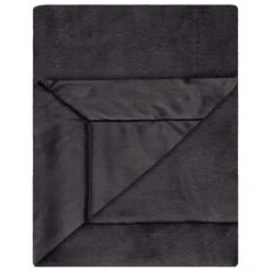Heritage Collection Aspen Faux Fur Throw - Charcoal 8 Heritage Collection Aspen Faux Fur Throw - Charcoal -BM Home Shop 383182 aspen throw charcoal 2