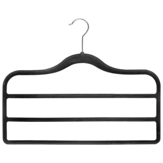 B&M Velvet Trouser Hangers 3pk - Black 2 B&M Velvet Trouser Hangers 3pk - Black - Image 2