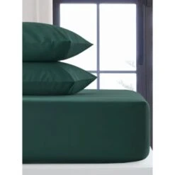 Silentnight King Fitted Sheet - Dark Green