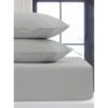 Silentnight King Fitted Sheet - Light Grey