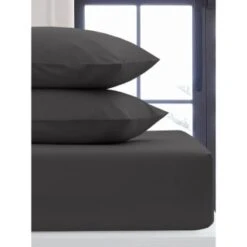 Silentnight Charcoal King Fitted Sheet