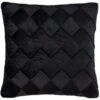 B&M Rubin Black Velvet Basket Weave Cushion