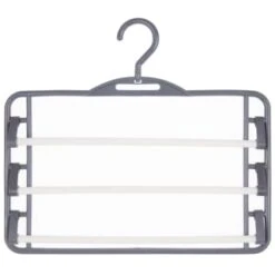 B&M Swivel Hook Trouser Hangers 2pk -BM Home Shop 389260 home organisation co 2pk trouser hangers 3