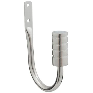 B&M Small Silver Barrel Curtain Hold Backs 2pk 2 B&M Small Silver Barrel Curtain Hold Backs 2pk - Image 2