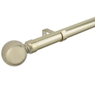 B&M Shiny Gold Orb Curtain Pole 70 - 120cm 1 B&M Shiny Gold Orb Curtain Pole 70 - 120cm
