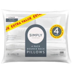 Simply Everyday Bounce Back Pillows 4pk