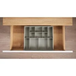 B&M Expandable Drawer Organiser -BM Home Shop 393927 expandable drawer organiser grey 3