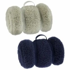 B&M Simply Teddy Navy Rolled Throw -BM Home Shop 394930 394931 teddy throw group