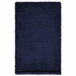 B&M Simply Teddy Navy Rolled Throw -BM Home Shop 394931 teddy throw navy 4