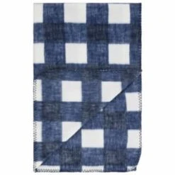 Simply Navy & Gingham Polar Fleece Throw 2pk 9 Simply Navy & Gingham Polar Fleece Throw 2pk -BM Home Shop 395029 simply super soft throws 2pk navy gingham 3