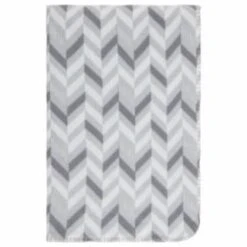 Simply Grey & Geo Print Polar Fleece Throw 2pk 9 Simply Grey & Geo Print Polar Fleece Throw 2pk -BM Home Shop 395031 simply super soft throws 2pk grey geo 2