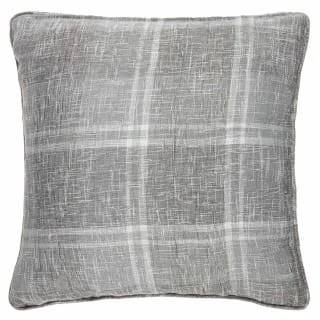 Hampton Check Cushion - Grey 1 Hampton Check Cushion - Grey