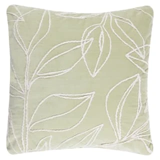 Botanical Green Leaf Stitch Cushion 1 Botanical Green Leaf Stitch Cushion