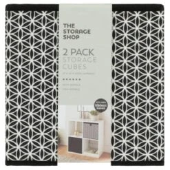 Lokken Mark Making Storage Cubes 2pk - Mono -BM Home Shop 395850 2pk lokken mono storage cubes mark making 2