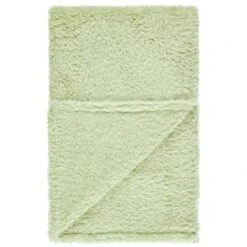 Simply Kids Teddy Throw - Sage -BM Home Shop 400205 simply kids teddy rolled kids throw sage 2